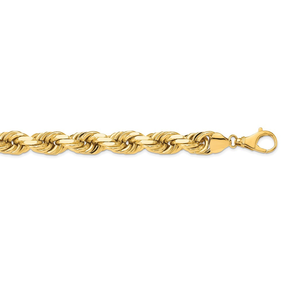 Million Charms 14k Yellow Gold, Necklace Chain, 16mm Diamond-Cut Rope, Chain Length: 20 inches