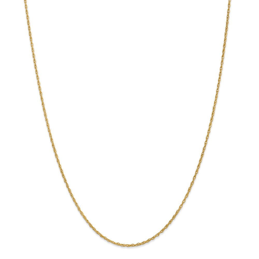 Million Charms 18K Leslie's 1.3mm Heavy-Baby Rope Chain, Chain Length: 20 inches