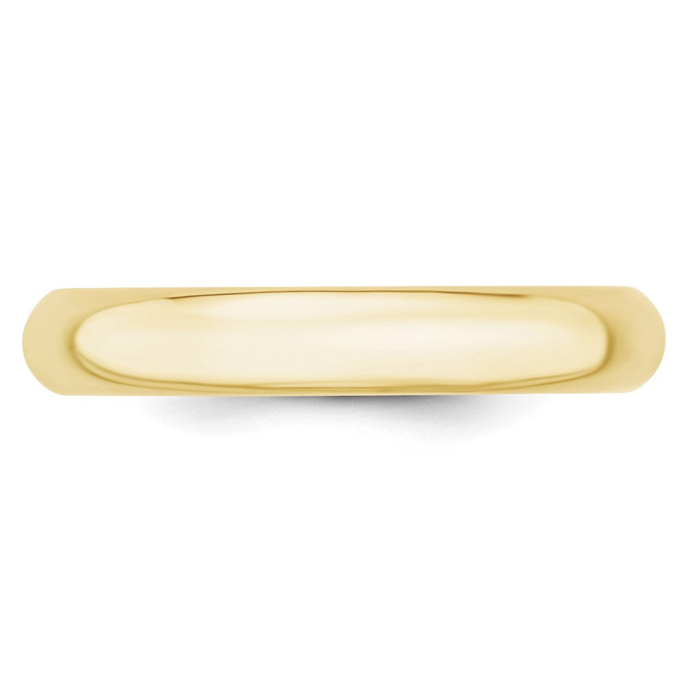 10k Yellow Gold 4mm Standard Comfort Fit Wedding Band Size 9