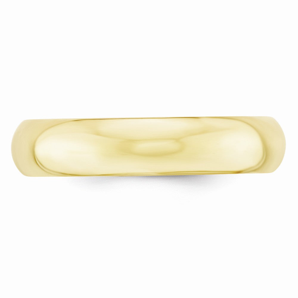 10k Yellow Gold 5mm Standard Comfort Fit Wedding Band Size 5.5