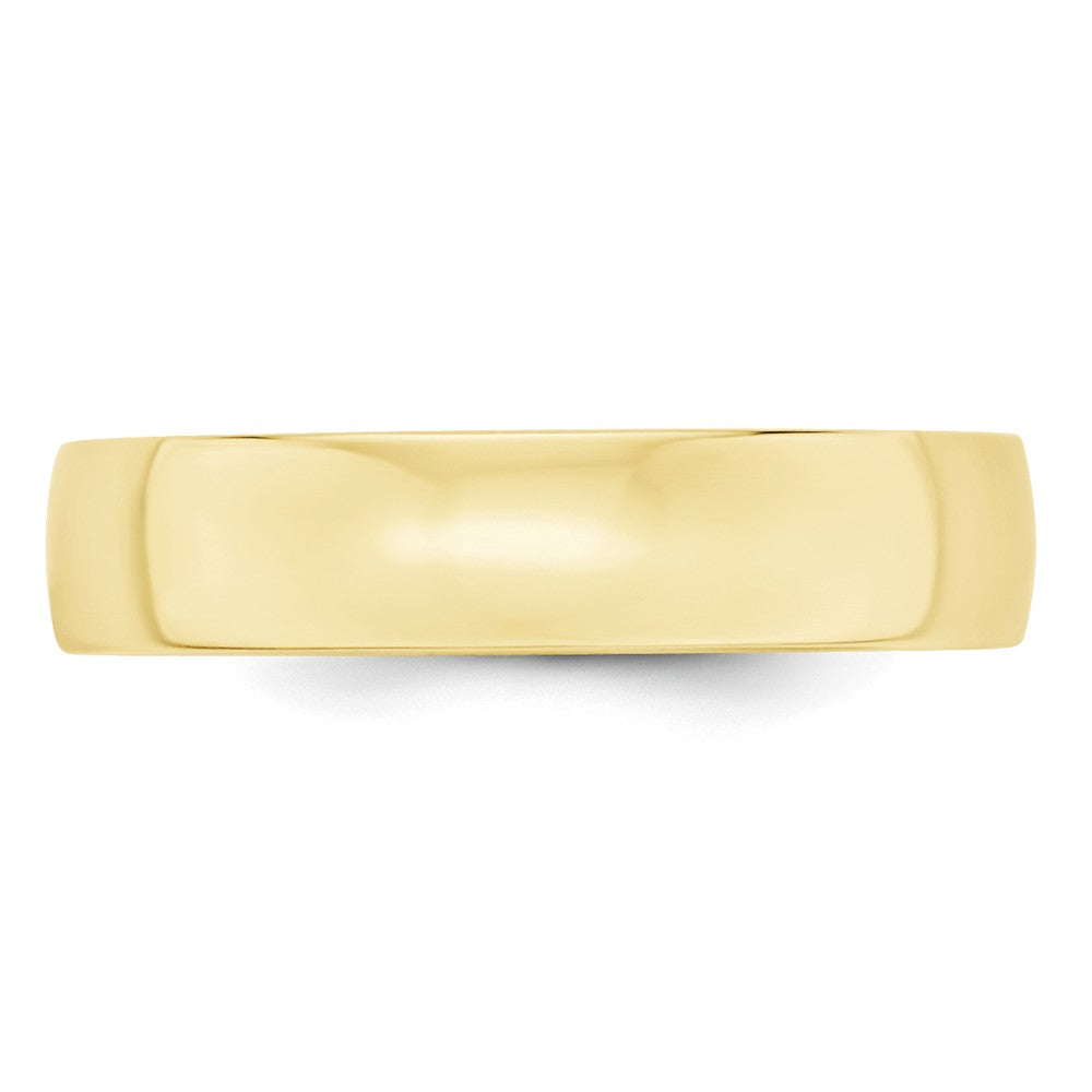 10k Yellow Gold 5mm LTW Comfort Fit Wedding Band Size 4.5