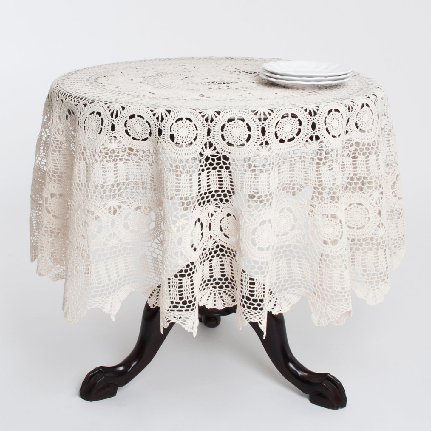 Handmade Crochet Tablecloths (Choose Size and Color)