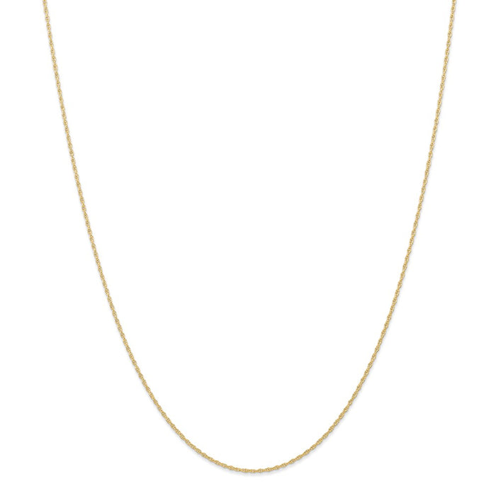 Million Charms 14k Yellow Gold, Necklace Chain, .95 mm 8R Carded Chain, Chain Length: 16 inches