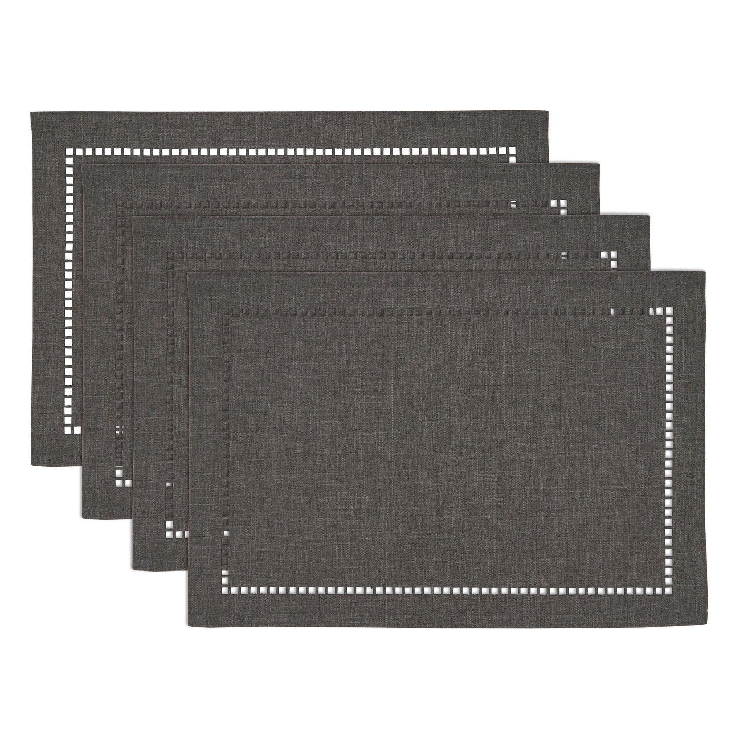 Laser-Cut Hemstitch Placemat,  13" x 19", (Set of 4)