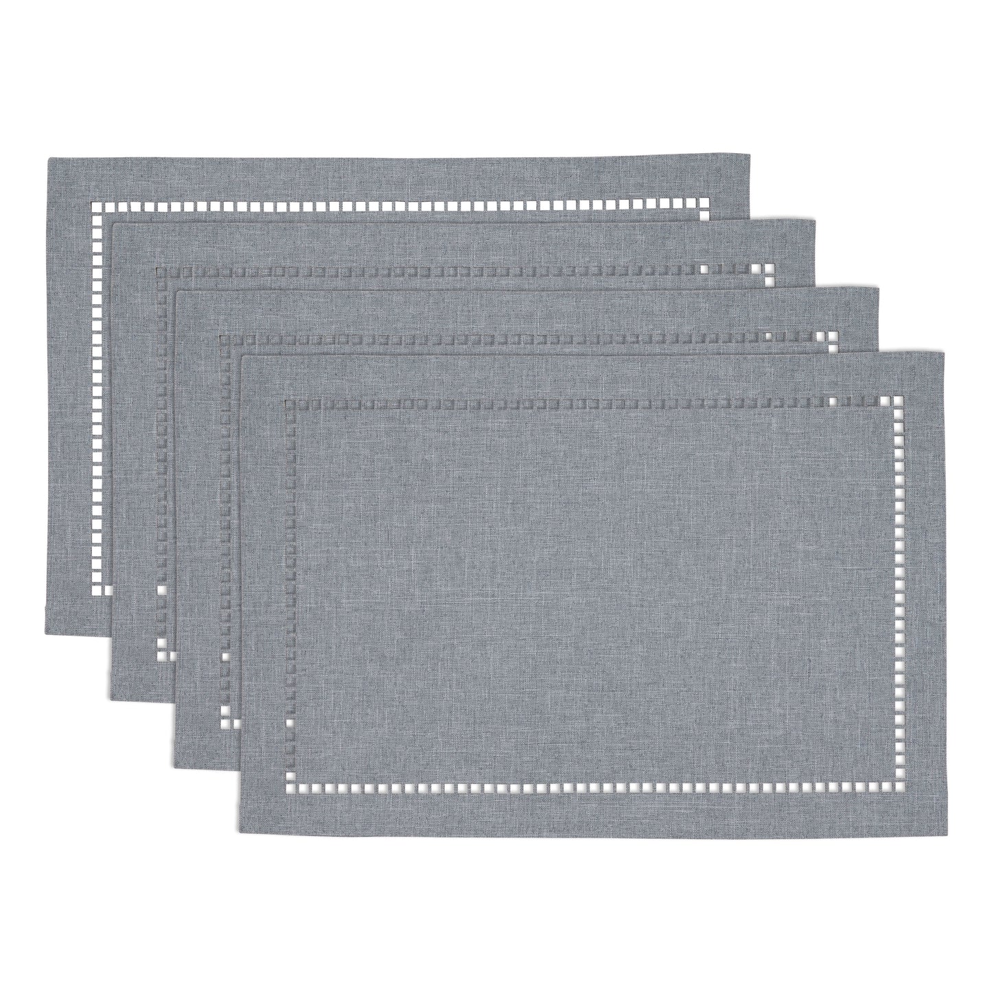 Laser-Cut Hemstitch Placemat,  13" x 19", (Set of 4)