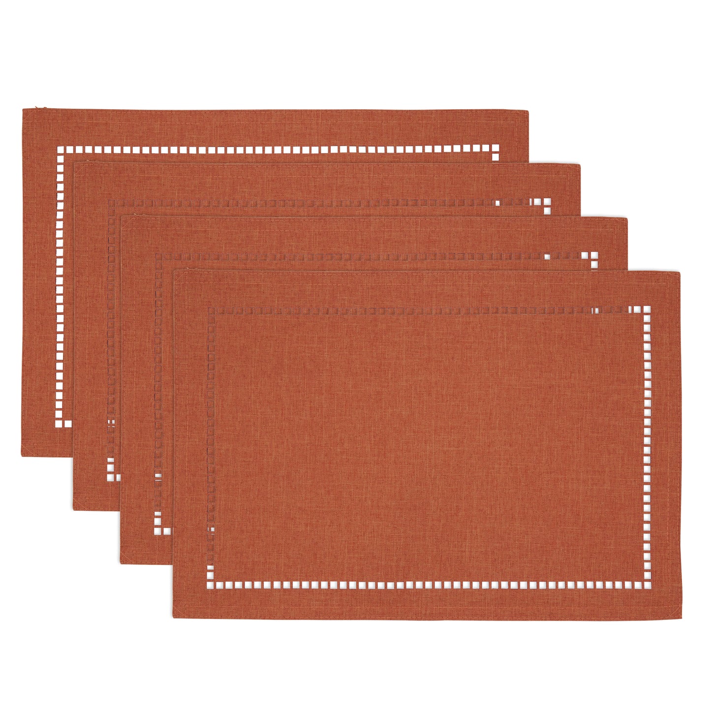 Laser-Cut Hemstitch Placemat,  13" x 19", (Set of 4)