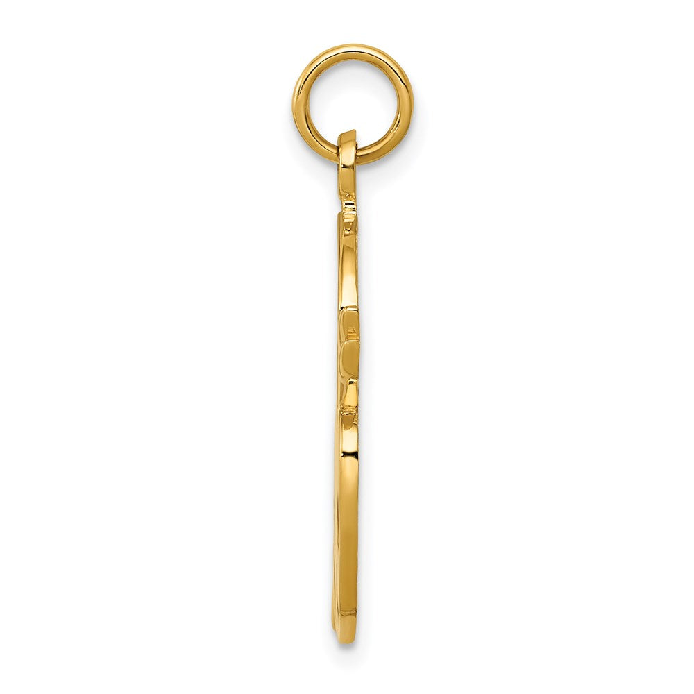 Million Charms 14K Yellow Gold Themed Enameled Artist Palette Charm