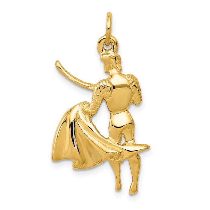 Million Charms 14K Yellow Gold Themed Matador Charm