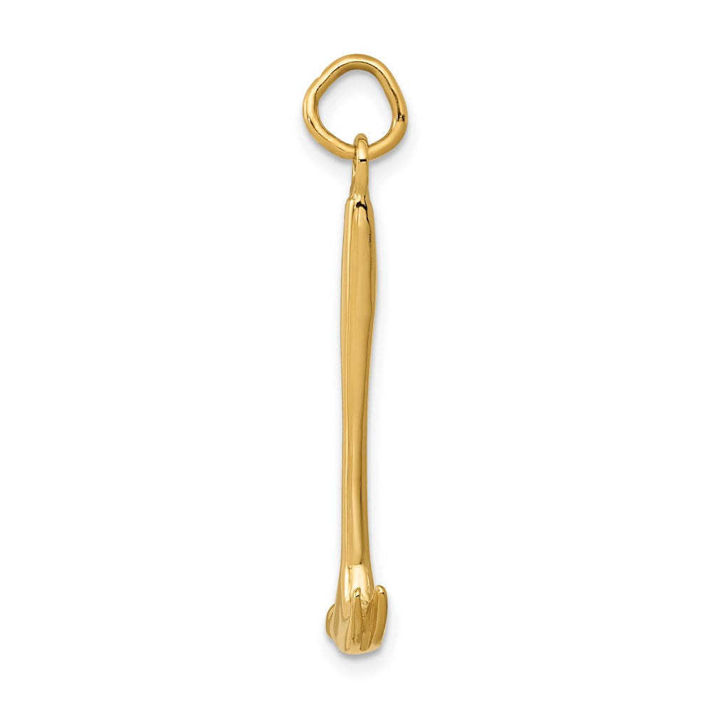 Million Charms 14K Yellow Gold Themed Hammer Charm
