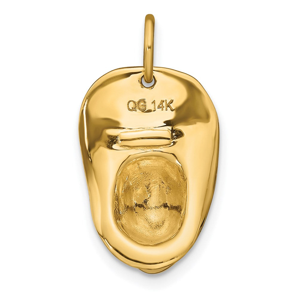 Million Charms 14K Yellow Gold Themed 3-D Large Fireman'S Hat Charm