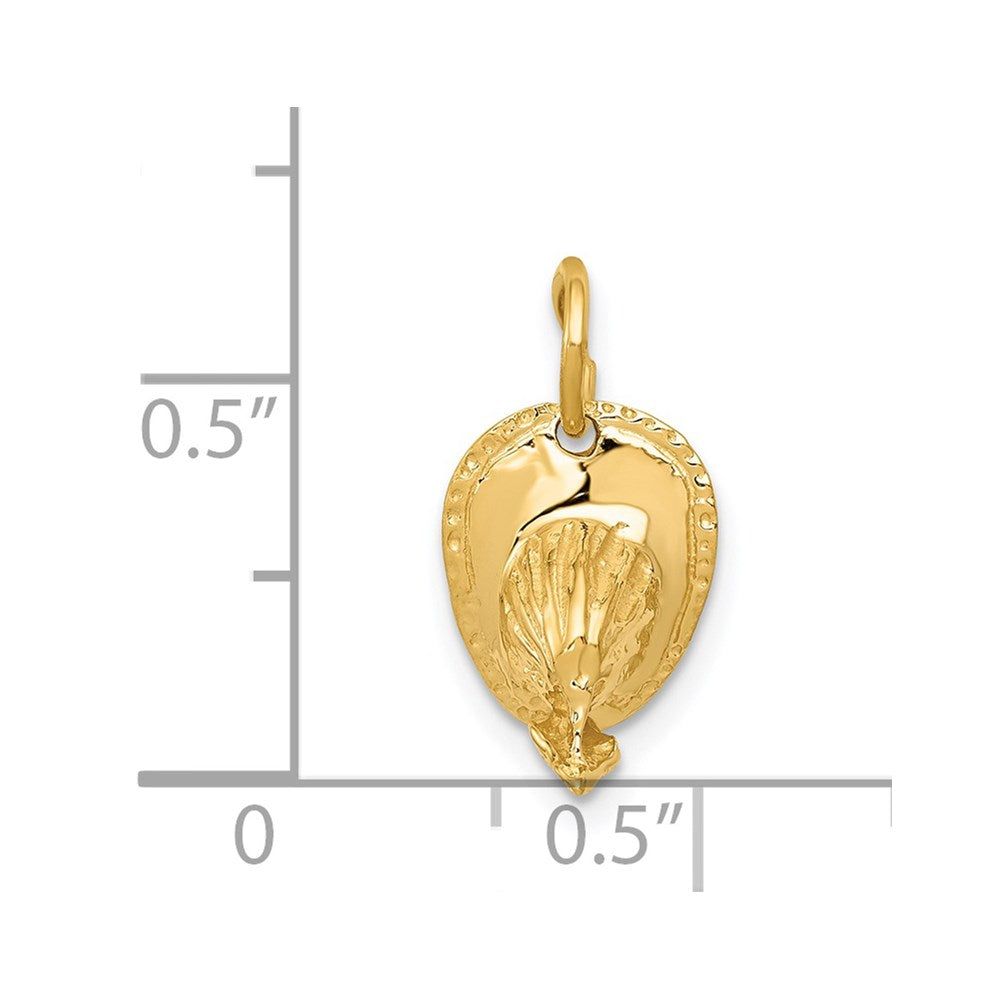 Million Charms 14K Yellow Gold Themed Fireman'S Hat Charm
