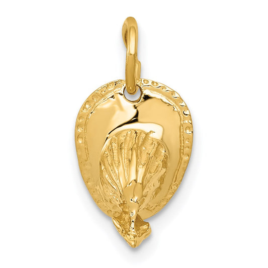 Million Charms 14K Yellow Gold Themed Fireman'S Hat Charm
