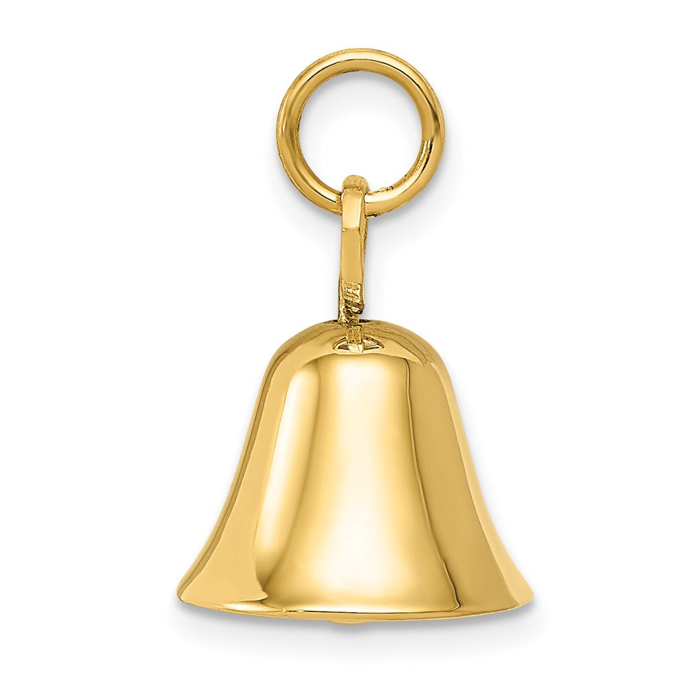Million Charms 14K Yellow Gold Themed Wedding Bell Charm
