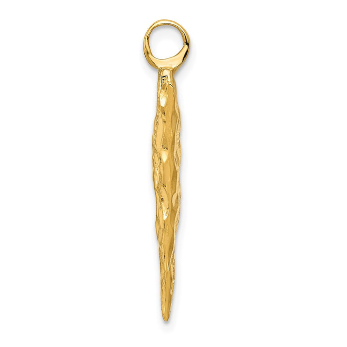 Million Charms 14K Yellow Gold Themed Arrow Head Charm