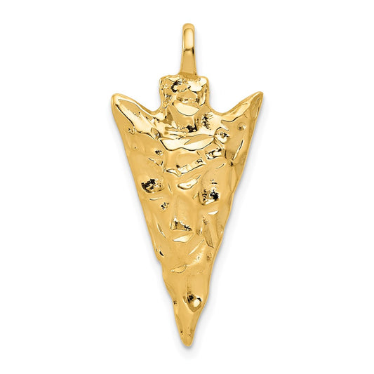 Million Charms 14K Yellow Gold Themed Arrow Head Charm