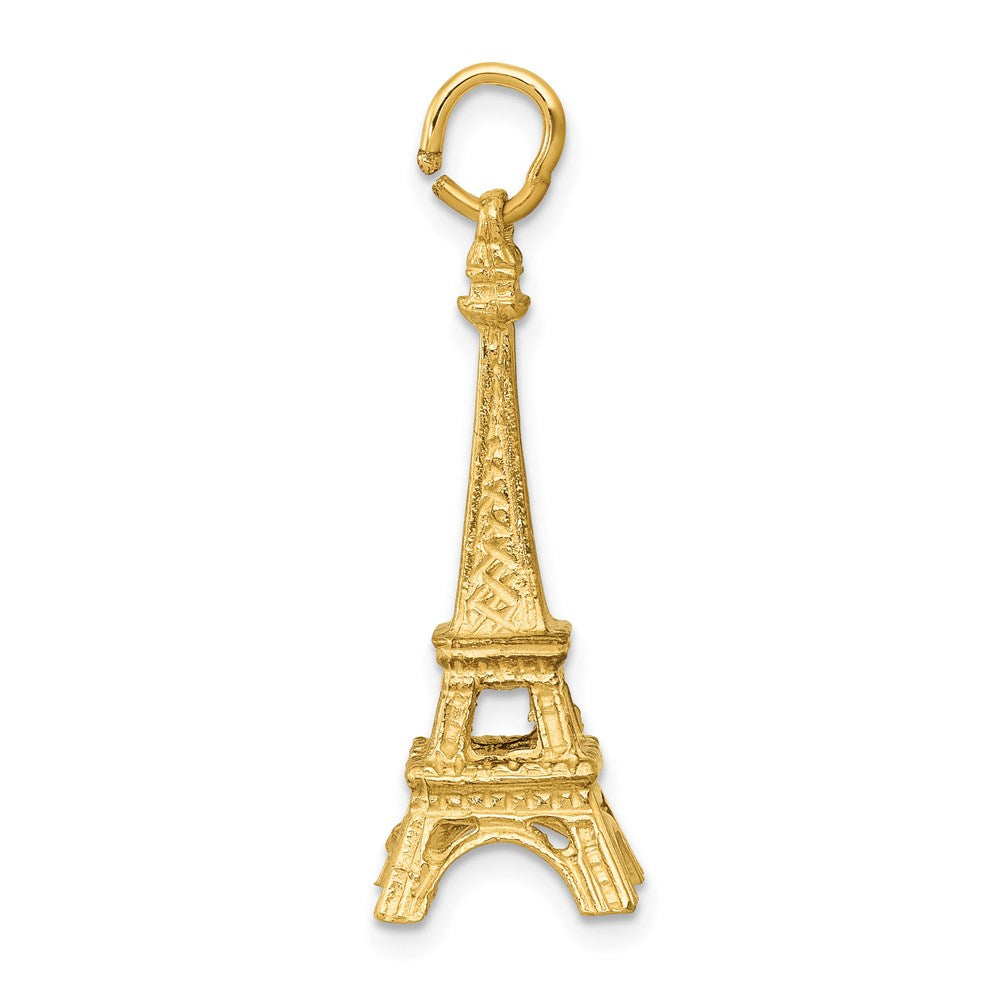 Million Charms 14K Yellow Gold Themed Eiffel Tower Charm