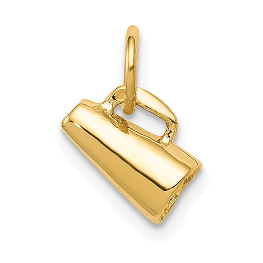 Million Charms 14K Yellow Gold Themed Megaphone Charm