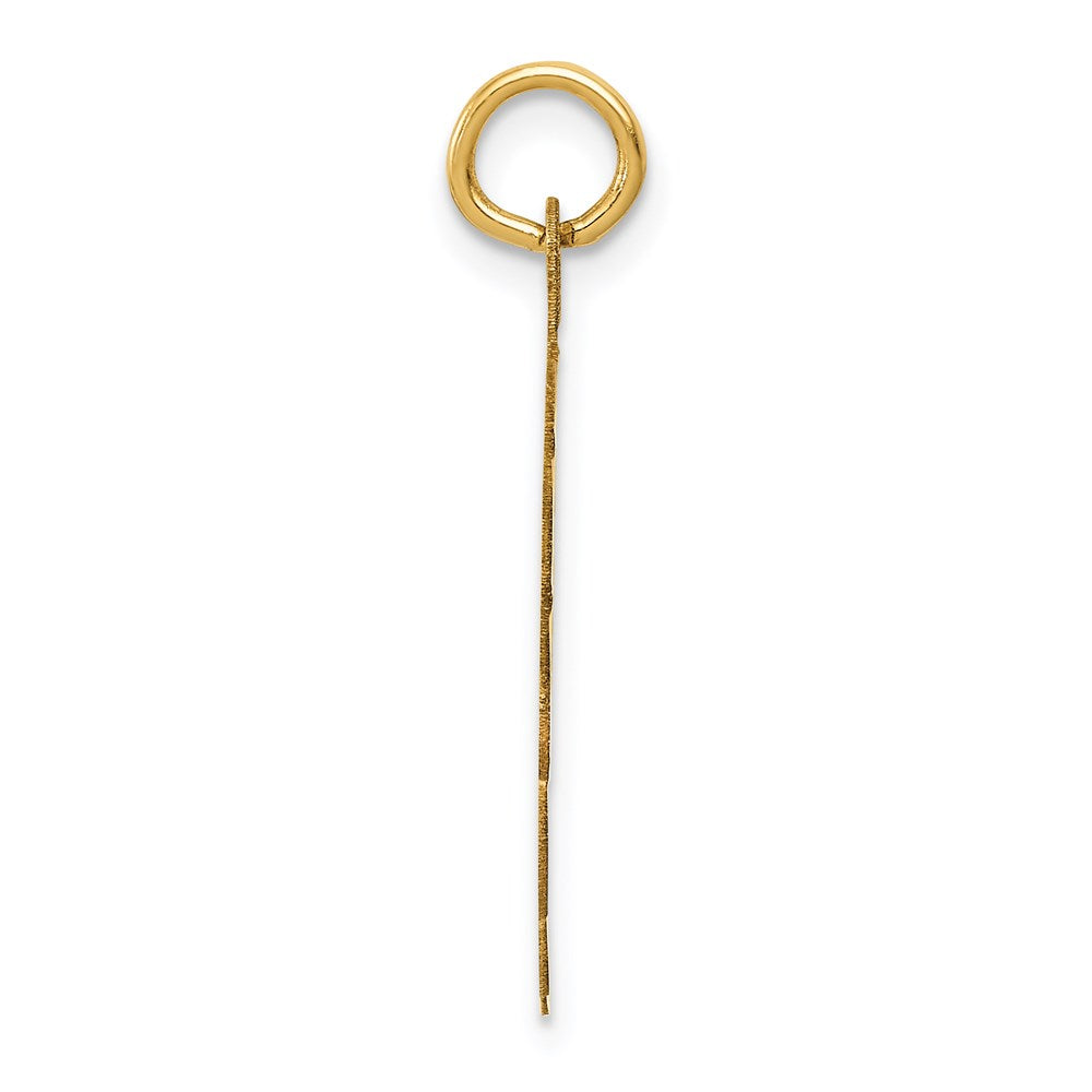 Million Charms 14K Yellow Gold Themed Wrestling Disc Charm