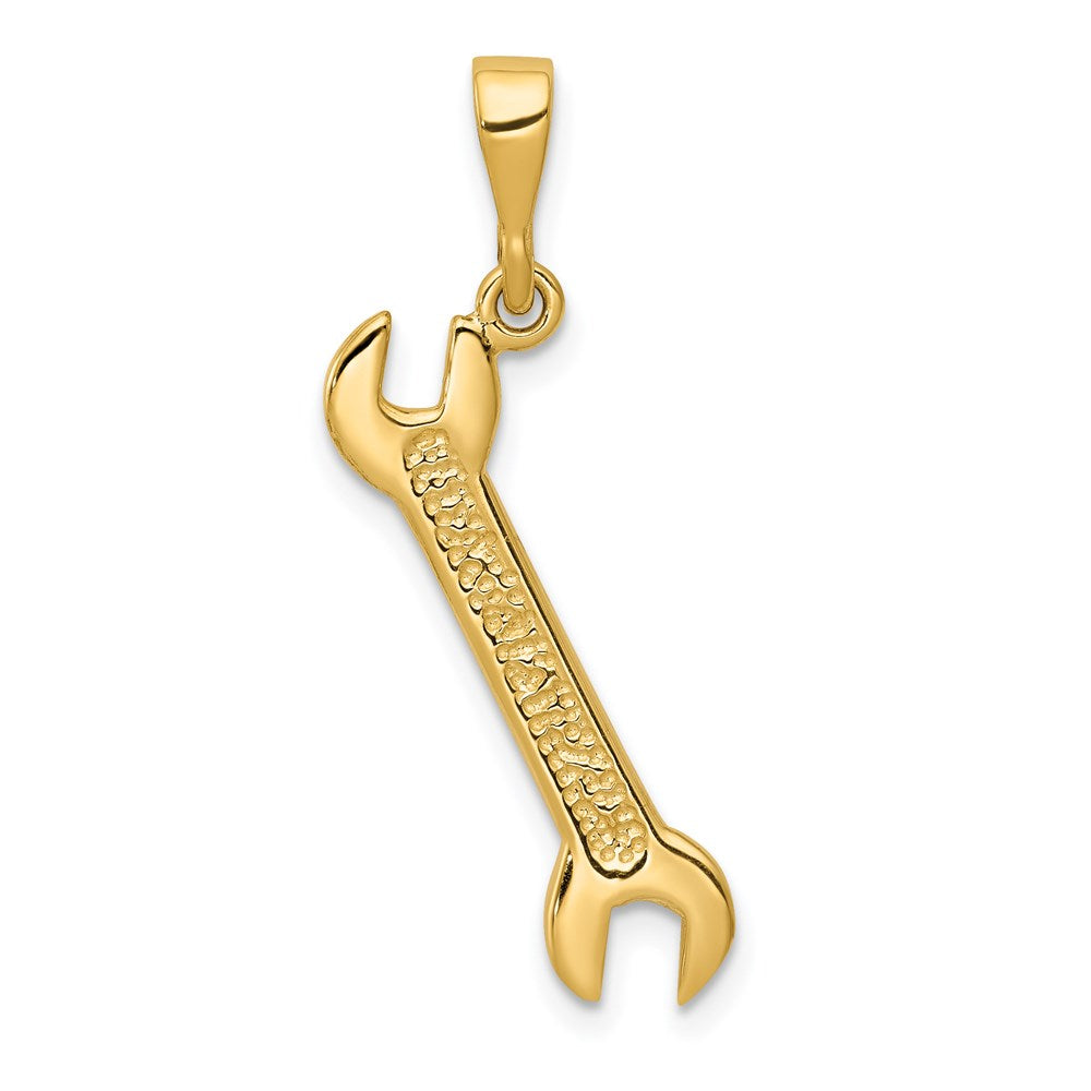 Million Charms 14K Yellow Gold Themed Wrench Charm