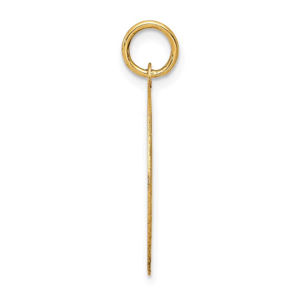 Million Charms 14K Yellow Gold Themed Merry Christmas Disc Charm