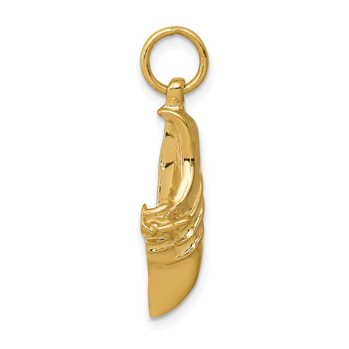 Million Charms 14K Yellow Gold Themed Jogging Shoe Charm