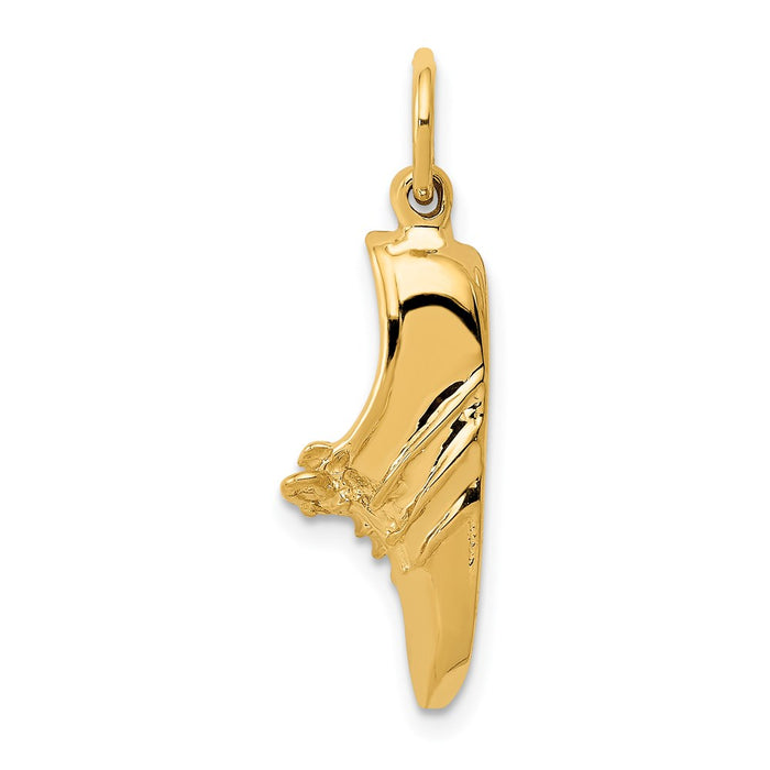 Million Charms 14K Yellow Gold Themed Jogging Shoe Charm