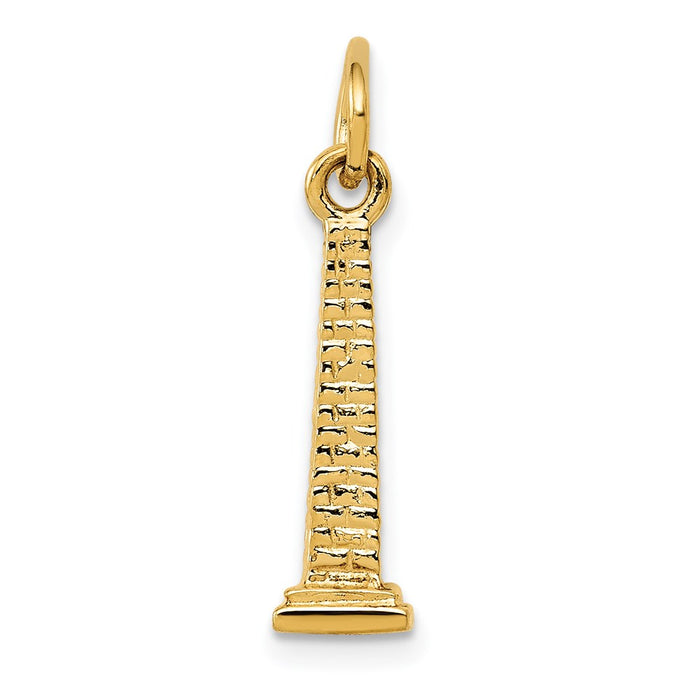 Million Charms 14K Yellow Gold Themed Washington Monument Charm