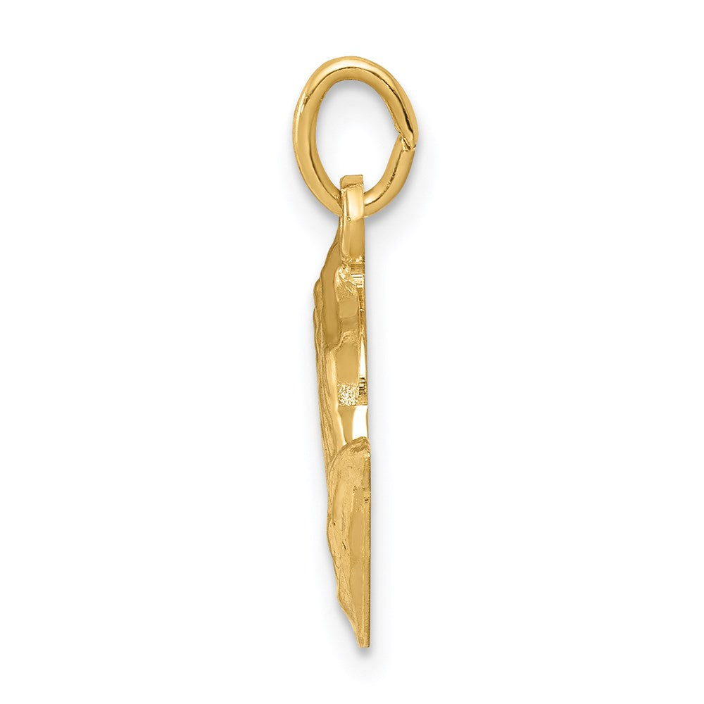 Million Charms 14K Yellow Gold Themed Praying Hands Charm