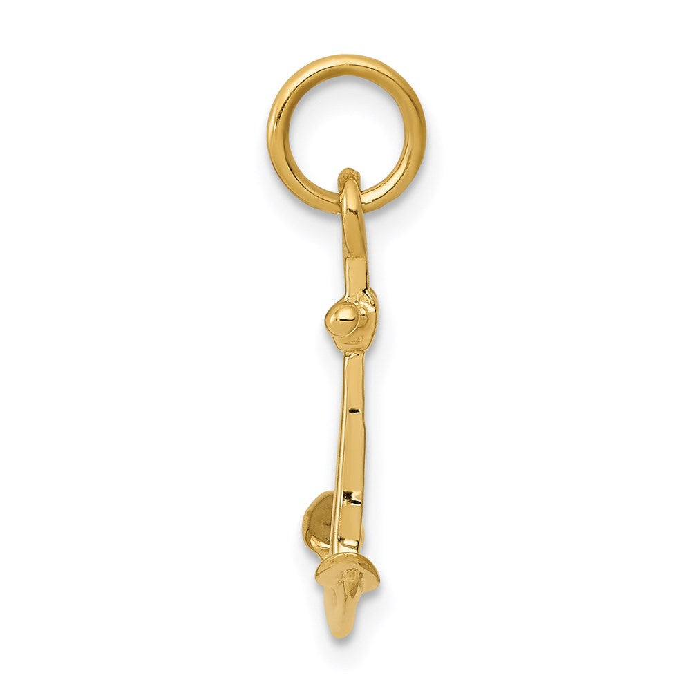Million Charms 14K Yellow Gold Themed Nautical Anchor Charm