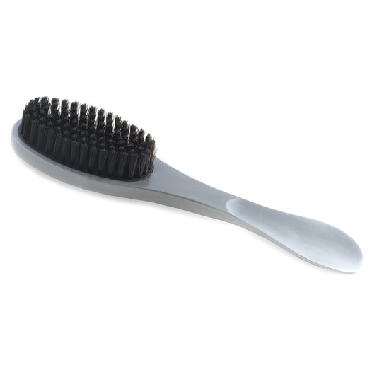 Occasion Gallery Silver Color Brushed Aluminum Clothes & Lint Brush with Shoe Horn. 10.75 L x 2.35 W x 1.25 H in.