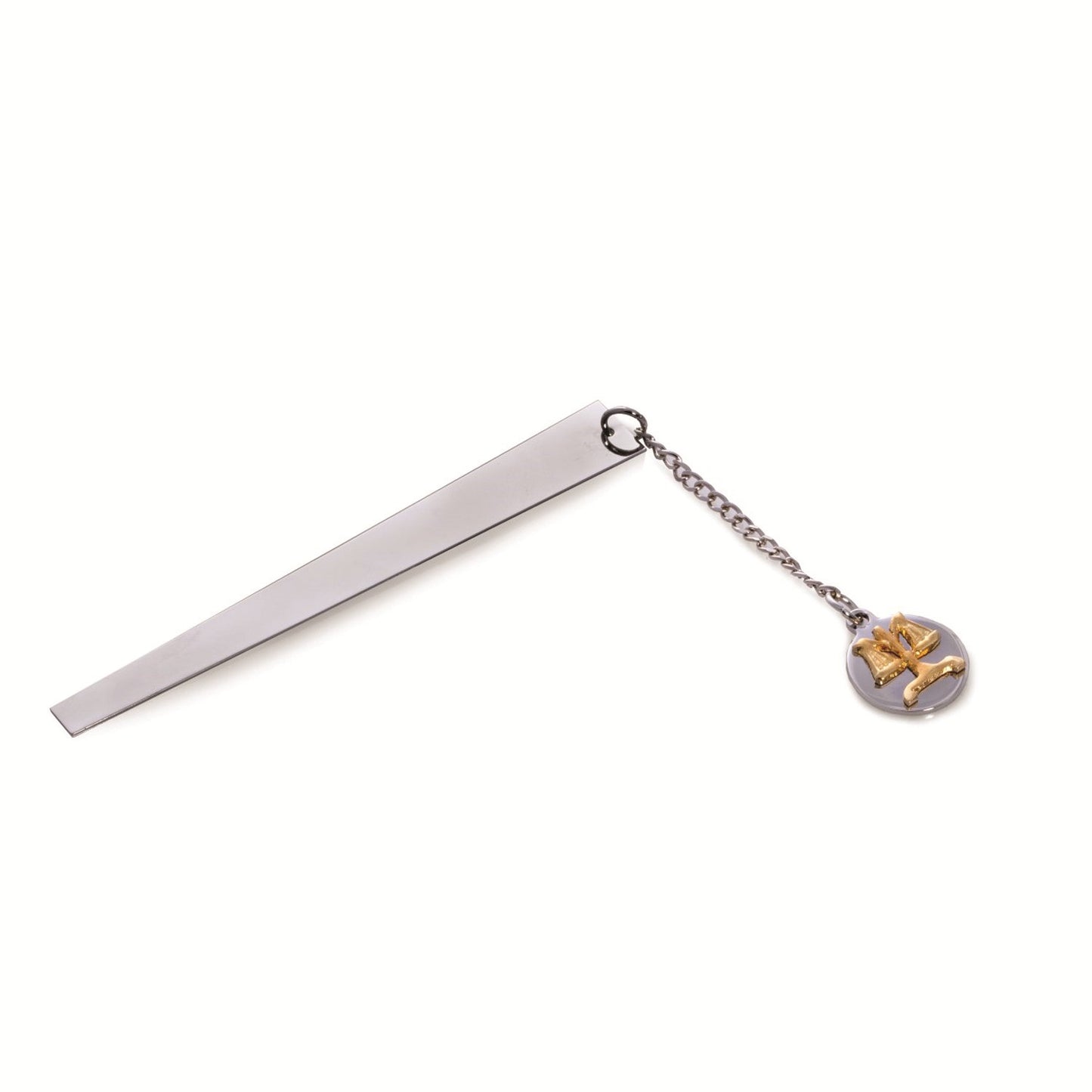 Occasion Gallery Chrome Color Chrome Plated Book Mark with Legal Charm. 5.5 L x 0.5 W x 0.01 H in.