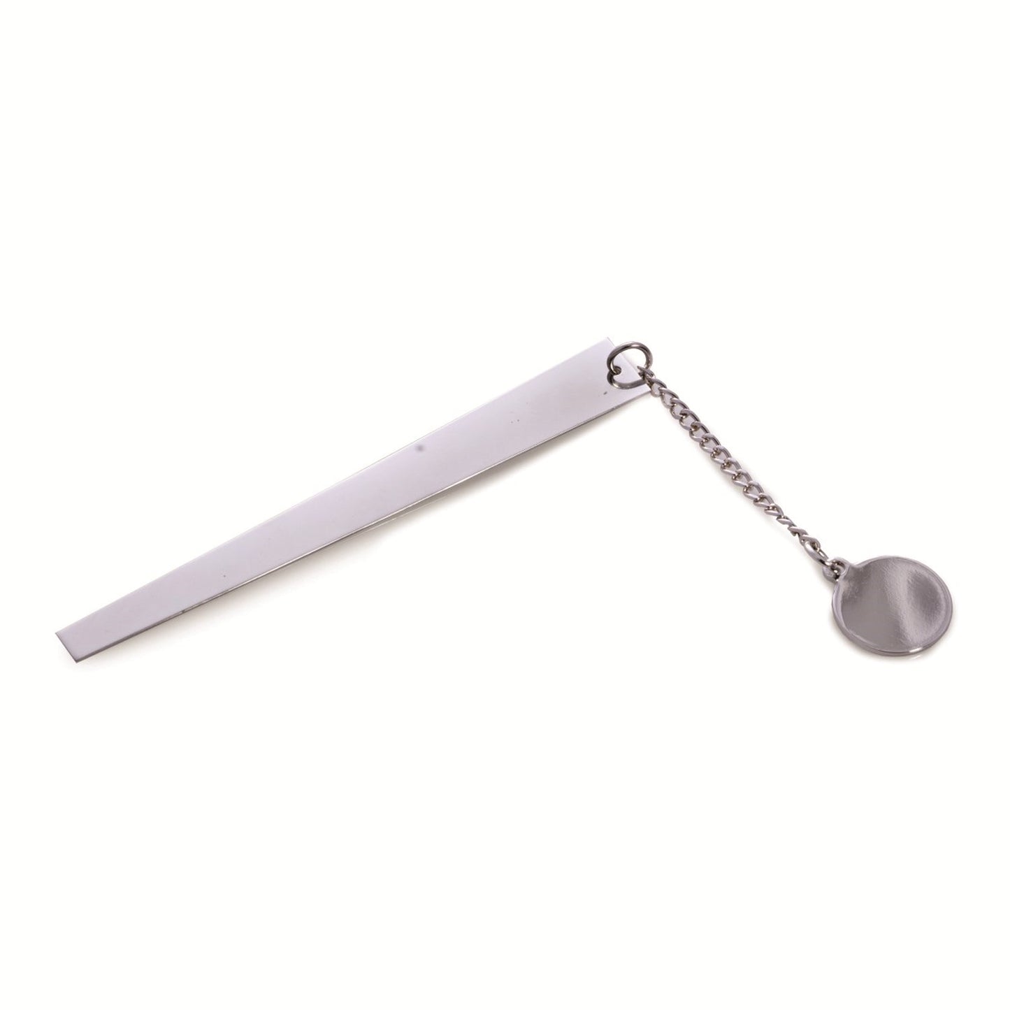 Occasion Gallery Chrome Color Chrome Plated Book Mark with Charm.  5.5 L x 0.5 W x 0.01 H in.