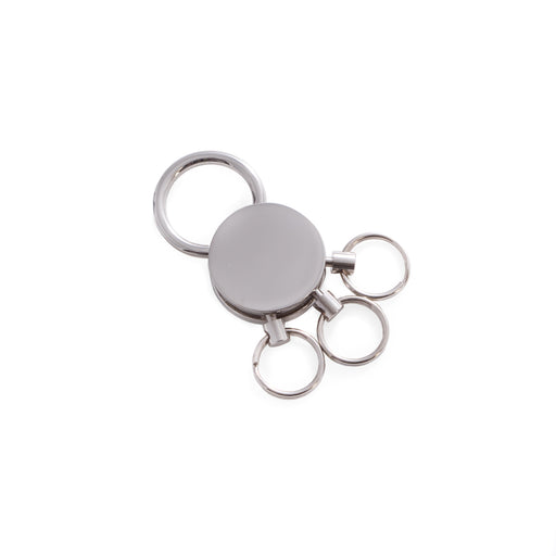 Silver Plated 1.5 Inch Fine Metal Arch Oval Square Quick Release Screw  Locking Carabiner Links Key Ring Keychain Tag Links -  Sweden