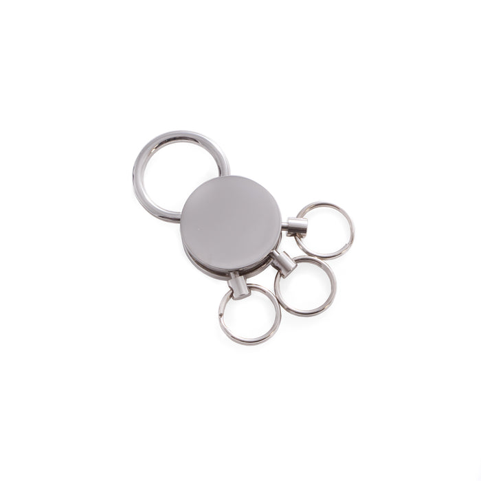 Occasion Gallery Silver Color Silver Plated Valet Key Ring.  L x 1.35 W x 1 H in.