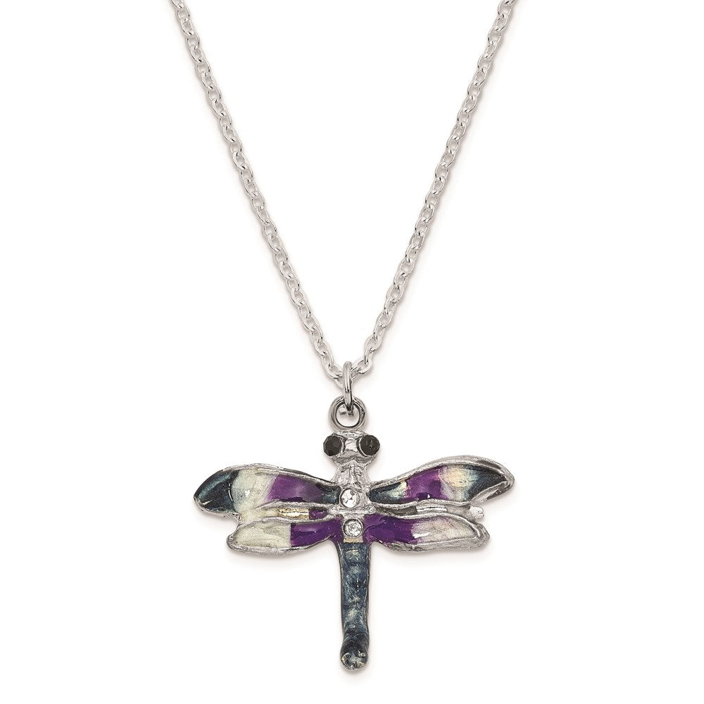 Jere Luxury Giftware, Bejeweled MADAME DRAGONFLY Ring Holder with Matching Pendant Trinket Box & Keepsake Container Collectible Gift by Jere Luxury Giftware