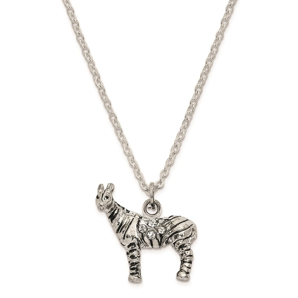Jere Luxury Giftware, Bejeweled ZELDA Zebra Bling Full Crystal Trinket Box with Matching Pendant Trinket Box & Keepsake Container Collectible Gift by Jere Luxury Giftware