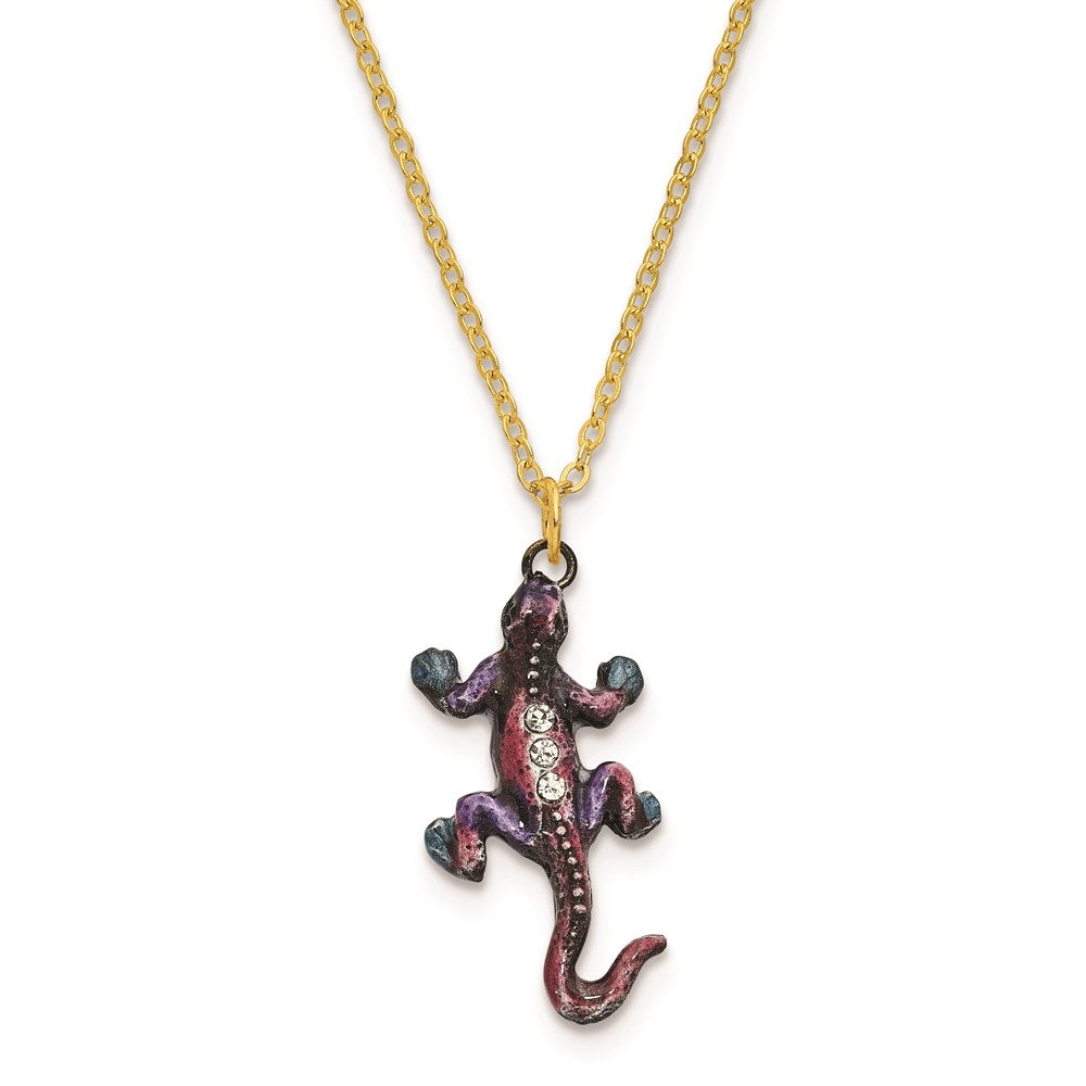 Jere Luxury Giftware, Bejeweled PRINCE OF JEWELS Gecko Trinket Box with Matching Pendant Trinket Box & Keepsake Container Collectible Gift by Jere Luxury Giftware