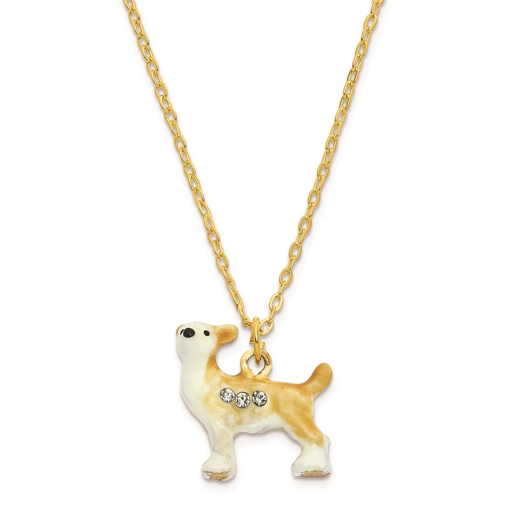 Jere Luxury Giftware, Bejeweled SAMSON Chihuahua Trinket Box with Matching Pendant Trinket Box & Keepsake Container Collectible Gift by Jere Luxury Giftware
