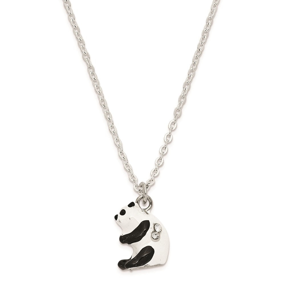 Jere Luxury Giftware, Bejeweled TING TING Full Crystal Panda Bear Trinket Box with Matching Pendant Trinket Box & Keepsake Container Collectible Gift by Jere Luxury Giftware
