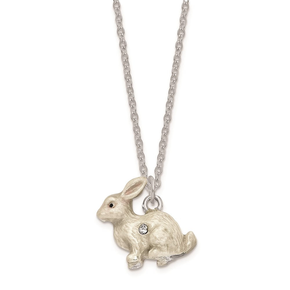Jere Luxury Giftware, Bejeweled PHOEBE Floppy Ear Bunny Trinket Box with Matching Pendant Trinket Box & Keepsake Container Collectible Gift by Jere Luxury Giftware
