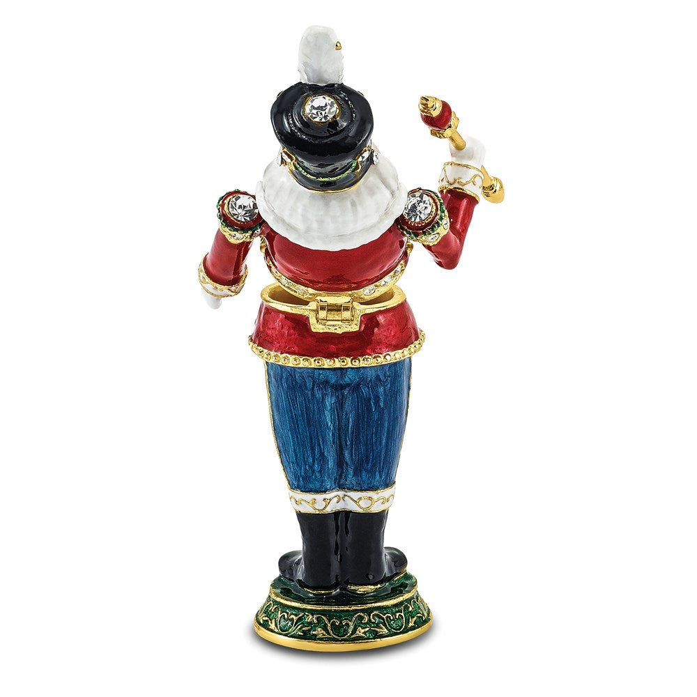 Jere Luxury Giftware, Bejeweled TORSTEN Toy Soldier Trinket Box with Matching Pendant Trinket Box & Keepsake Container Collectible Gift by Jere Luxury Giftware