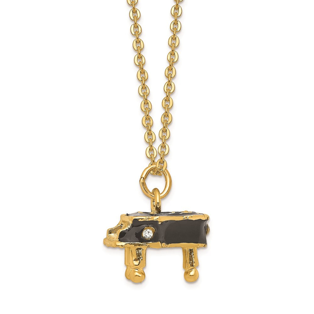 Jere Luxury Giftware, Bejeweled SERENADE Grand Piano Trinket Box with Matching Pendant Trinket Box & Keepsake Container Collectible Gift by Jere Luxury Giftware
