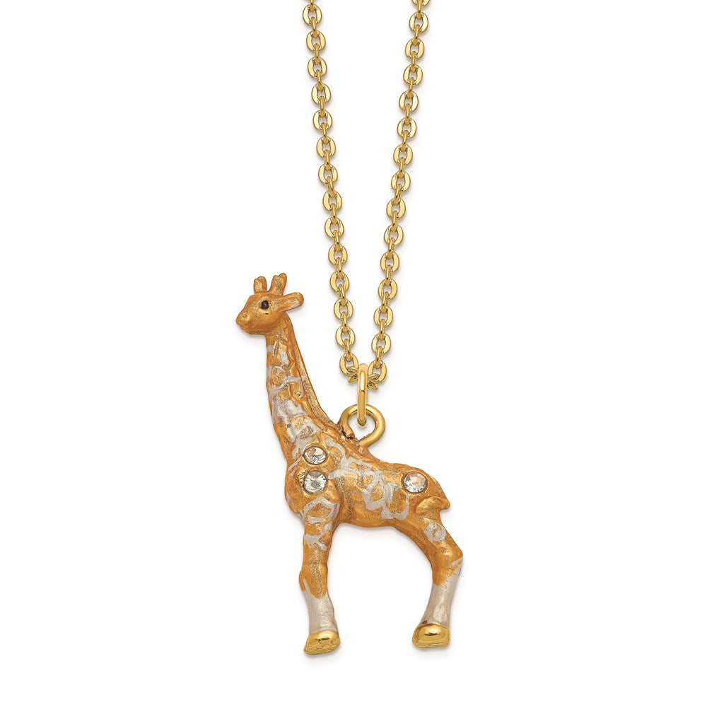 Jere Luxury Giftware, Bejeweled JASMIN & JASPER Mother & Baby Giraffes Trinket Box with Matching Pendant Trinket Box & Keepsake Container Collectible Gift by Jere Luxury Giftware