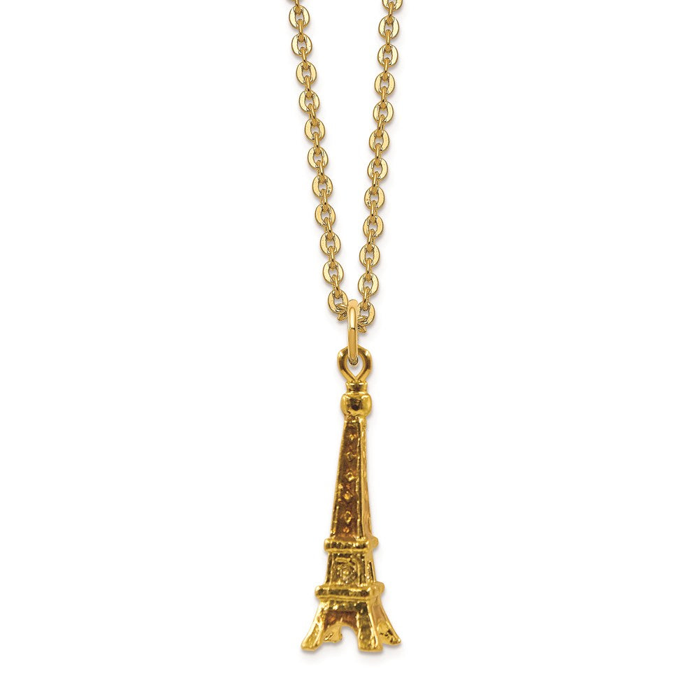 Jere Luxury Giftware, Bejeweled PARIS Eiffel Tower Ring Holder Trinket Box with Matching Pendant Trinket Box & Keepsake Container Collectible Gift by Jere Luxury Giftware