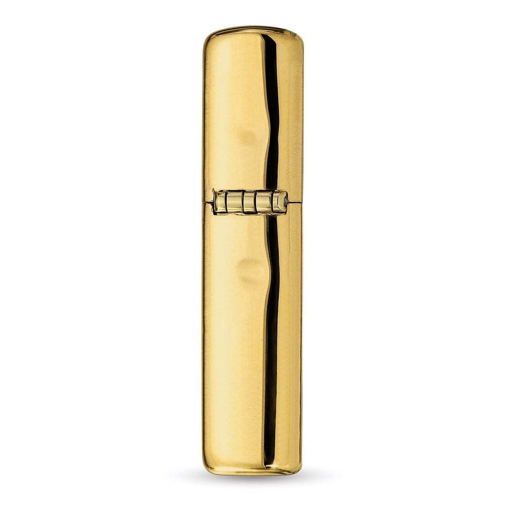 Zippo Brushed Solid Brass Lighter