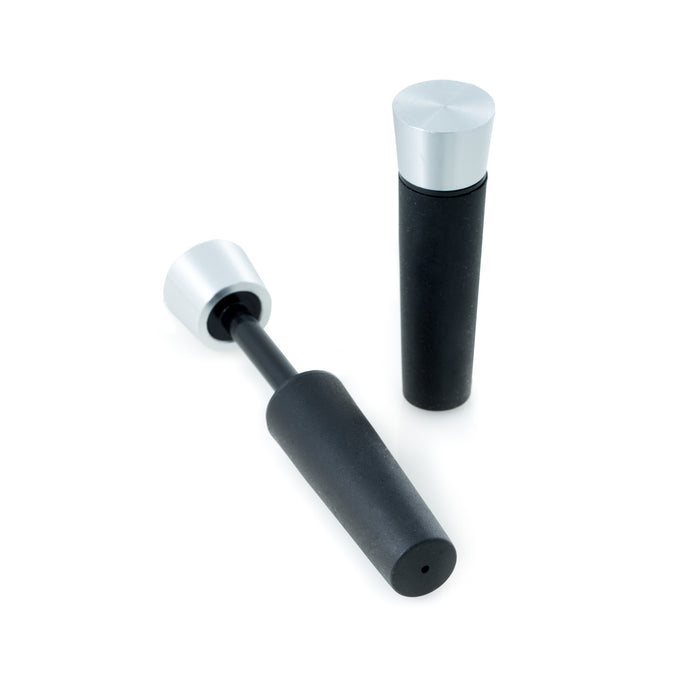 Occasion Gallery Black Color Wine Bottle Vacuum Stopper with Rubber Bottom and Stainless Steel Top Pump. 1 L x 1 W x 3.5 H in.