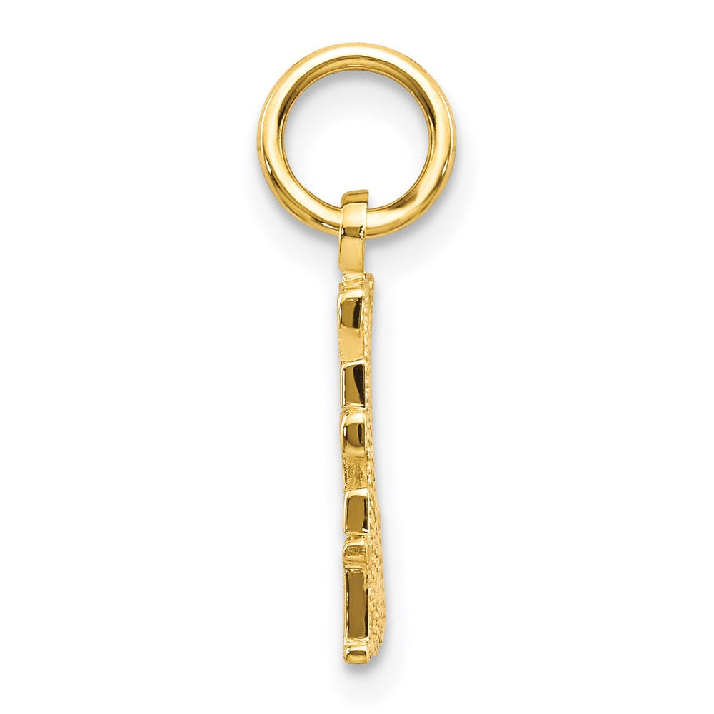 Million Charms 14K Yellow Gold Themed Talking - Live Love Laugh Charm