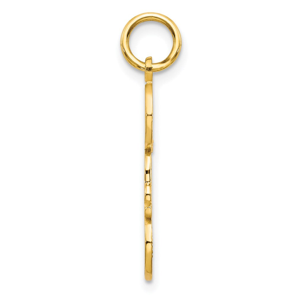 Million Charms 14K Yellow Gold Themed Dad Charm