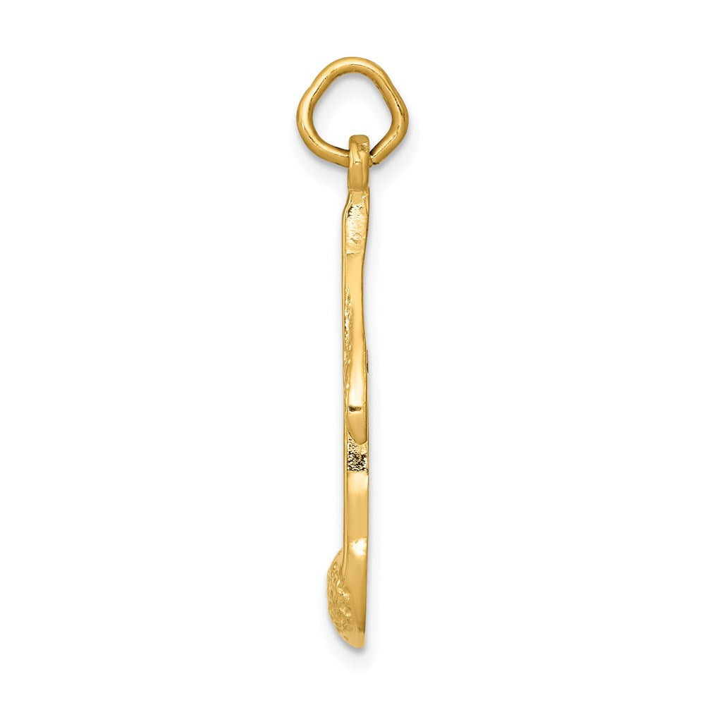 Million Charms 14K Yellow Gold Themed Musical Note Charm