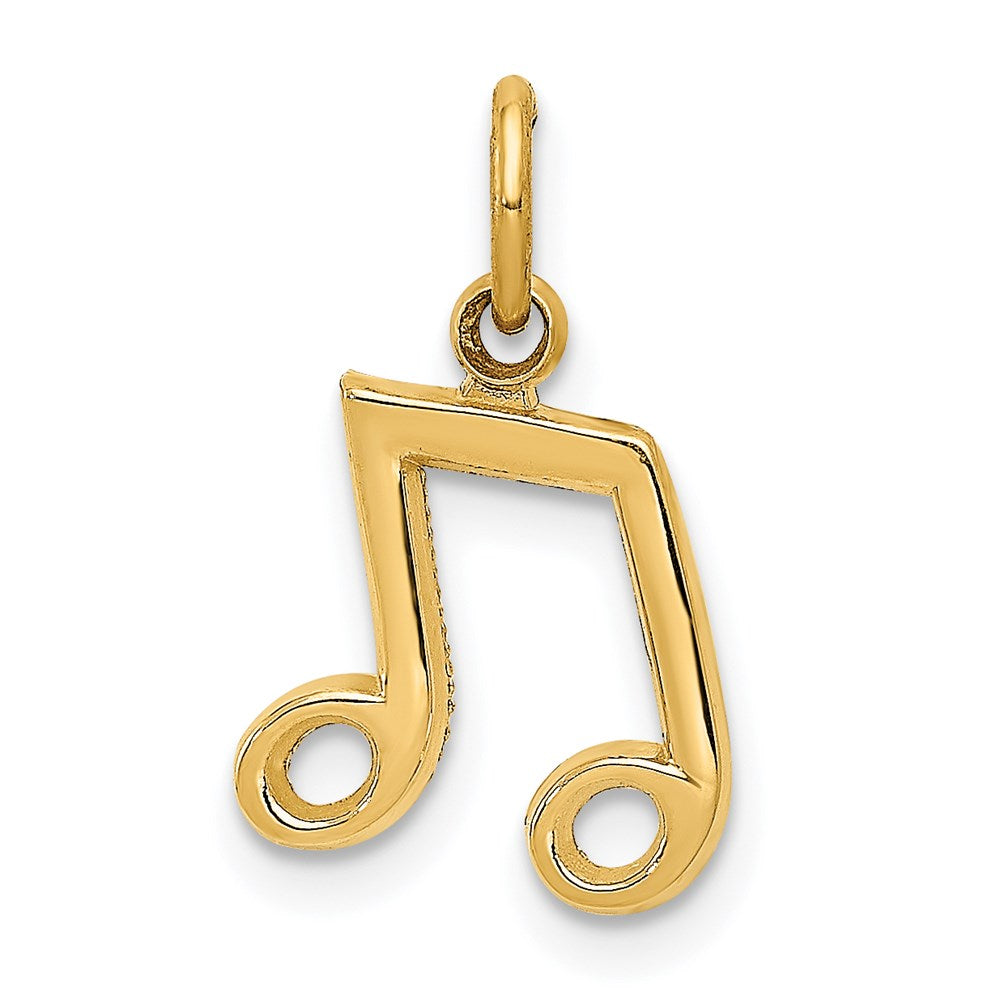 Million Charms 14K Yellow Gold Themed Musical Note Charm